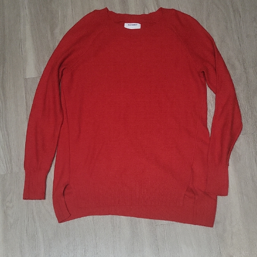 Old Navy Vibrant Red Pullover